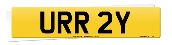 Registration number URR 2Y